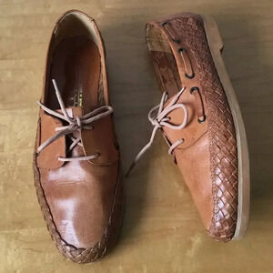 Cherokee 100% Braide Leather, Handmade , Shoes man made in brazil size  8.1/2 M